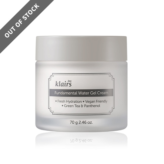 Fundamental Water Gel Cream 70g (GWP) Klairs Random Samples x 2PCS